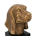 Держатель для книг с бронзовыми фигурками головы собаки Dog Elegance  варинант исполнения - 4 | Loft Concept в Липецке