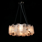 Люстра круглая с подвесными прямоугольными пластинами из стекла Glacier Panels варинант исполнения - 3 | Loft Concept в Липецке