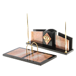 Настольный письменный набор из розового мрамора Marble Accessory варинант исполнения - 2 | Loft Concept в Липецке