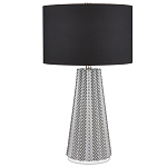Настольная лампа с черно-белым узором Wavy Stripes варинант исполнения - 2 | Loft Concept в Липецке