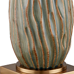 Настольная лампа с фактурным корпусом и тканевым абажуром Smooth Peaks варинант исполнения - 1 | Loft Concept в Липецке