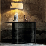 Консоль дымчатого цвета с изогнутым основанием Arabesque варинант исполнения - 3 | Loft Concept в Липецке