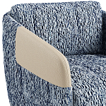 Дизайнерское Кресло William с кожаными подлокотниками  варинант исполнения - 3 | Loft Concept в Липецке