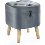 Пуф Leather with a snap варинант исполнения - 1 | Loft Concept в Липецке