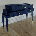 Премиальная Консоль с тремя ящиками Elsa Dreams Blue варинант исполнения - 2 | Loft Concept в Липецке