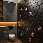 Гипсовая 3D панель с принтографией PM-41 варинант исполнения - 2 | Loft Concept в Липецке