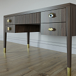 Письменный стол с 4-мя ящиками Elsa Dreams Walnut варинант исполнения - 4 | Loft Concept в Липецке