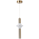 Подвесной светильник Toussaint Metal Tube Brass Hanging Lamp варинант исполнения - 2 | Loft Concept в Липецке