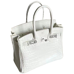 Декоративная ваза в виде сумки Birkin Bag Vase White варинант исполнения - 1 | Loft Concept в Липецке