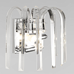 Бра цвета никель с изогнутыми хрустальными элементами Radiant Ribbons варинант исполнения - 4 | Loft Concept в Липецке