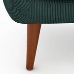 Двухместный диван с обивкой из велюра Belanger Sofa варинант исполнения - 5 | Loft Concept в Липецке