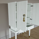 Кабинетный шкаф Elsa Dreams White с 2-мя ящиками варинант исполнения - 3 | Loft Concept в Липецке