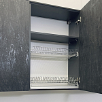 Угловой кухонный гарнитур Жемчужный белый Серый Clarke Kitchen Set White Grey варинант исполнения - 10 | Loft Concept в Липецке