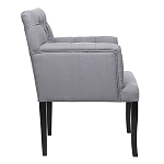 Кресло Addison Chic Armchair grey flax варинант исполнения - 2 | Loft Concept в Липецке