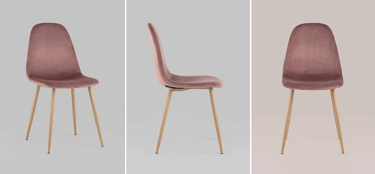 Стул Archie Chair Пыльно-Розовый Цвет Стул Archie Chair Пыльно-Розовый Цвет - Loft-Concept в Липецке