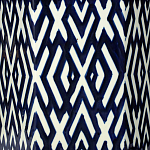 Ваза с крышкой и графическим узором в сине-белых цветах Blue & White Ornament  варинант исполнения - 3 | Loft Concept в Липецке