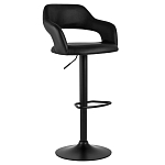 Барный стул черного цвета Strohach варинант исполнения - 1 | Loft Concept в Липецке