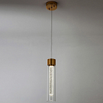Подвесной светильник золото Sparkling Bubbles Tube Gold Hanging Lamp варинант исполнения - 3 | Loft Concept в Липецке