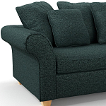 Мебельная ткань Шенилл темно-зеленый цвет 138 см T4-39 варинант исполнения - 5 | Loft Concept в Липецке