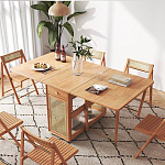 Обеденный стол раскладной из дерева Astiс Table варинант исполнения - 3 | Loft Concept в Липецке