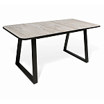 Стол обеденный раздвижной с прямоугольной бежевой столешницей Magali варинант исполнения - 2 | Loft Concept в Липецке