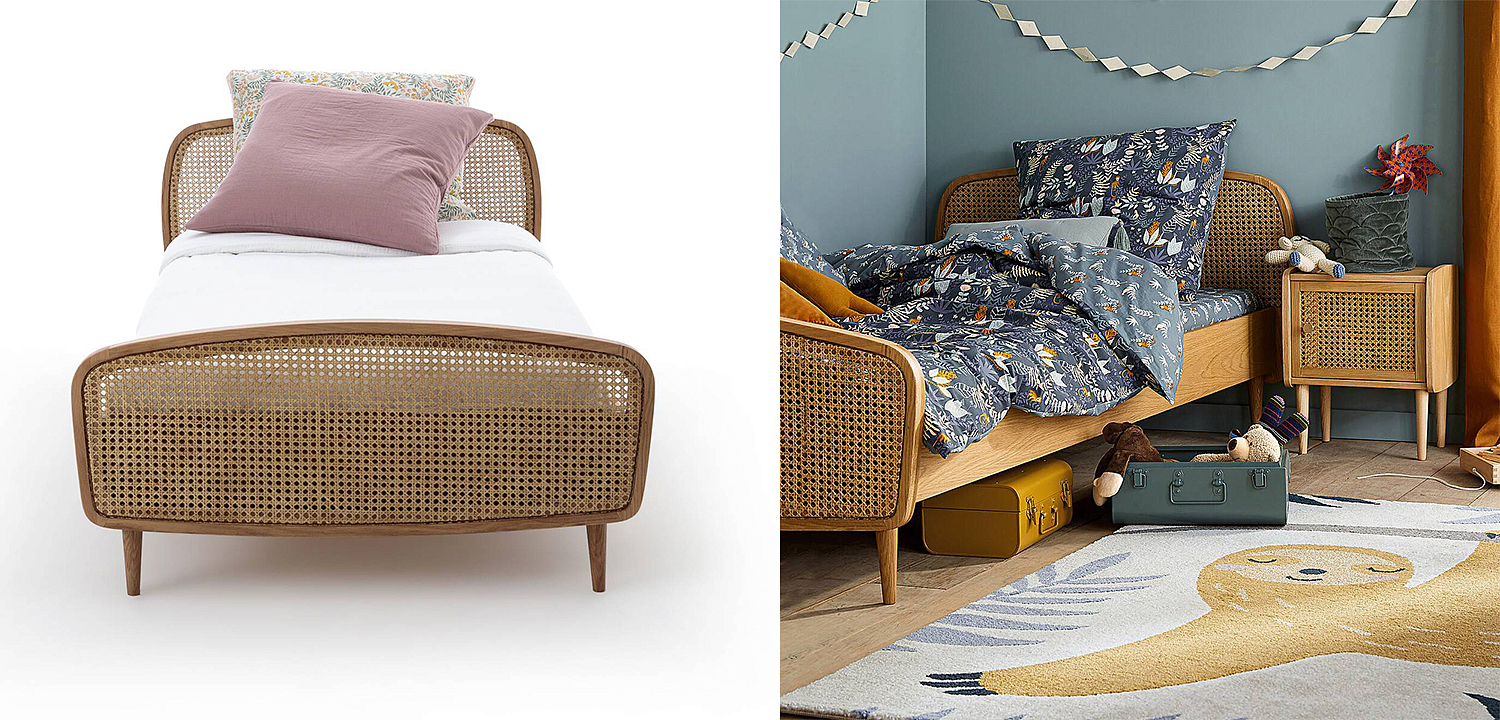 Кровать Morten Wicker Bed Кровать Morten Wicker Bed - Loft-Concept в Липецке