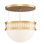 Подвесной светильник с фактурным золотым каркасом Exceptional Classic Design варинант исполнения - 3 | Loft Concept в Липецке