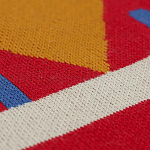 Плед хлопковый по мотивам чувашских орнаментов Ural and Siberian Patterns варинант исполнения - 4 | Loft Concept в Липецке