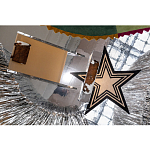 Дизайнерский ковер в виде звезды Poltronova Tappeto Stellina  Navy Blue Grey Rug варинант исполнения - 3 | Loft Concept в Липецке