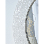 Зеркало круглое инкрустированное раковинами устриц Bone Inlay Dome Mirror White варинант исполнения - 4 | Loft Concept в Липецке