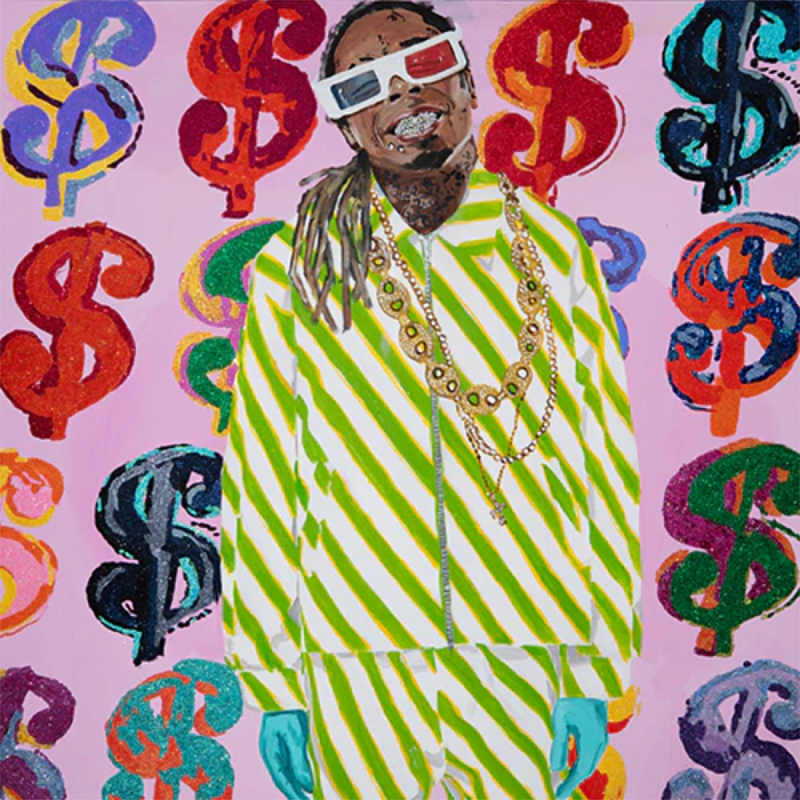 Картина Weezy With the Warhol Dollars Мульти Картина Weezy With the Warhol Dollars Мульти в Липецке | Loft Concept