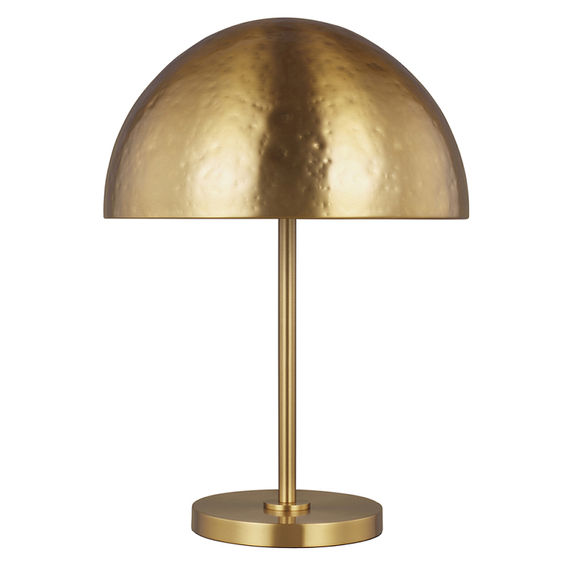 Настольная лампа с полусферическим абажуром золотого цвета Generation Lighting Золотой в Липецке | Loft Concept 
