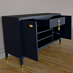 Комод-буфет Elsa Dreams Blue с открытыми полками   варинант исполнения - 6 | Loft Concept в Липецке