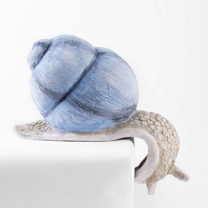 Статуэтка Большая улитка Snail Голубой пастельный Статуэтка Большая улитка Snail Голубой пастельный в Липецке | Loft Concept