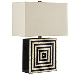 Настольная лампа с квадратным основанием и прямоугольным абажуром Neat Lines варинант исполнения - 4 | Loft Concept в Липецке