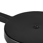 Настольная лампа с черным каркасом и белым тканевым абажуром в форме конуса Stylish Solution варинант исполнения - 2 | Loft Concept в Липецке