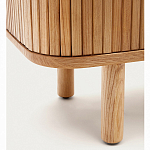 Буфет из ясеневого шпона с открытыми полками и 2-мя раздвижными дверями Toinette варинант исполнения - 4 | Loft Concept в Липецке