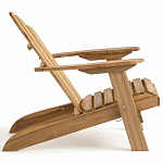 Уличное кресло из массива акации Adirondack Wooden Chair Natural варинант исполнения - 4 | Loft Concept в Липецке