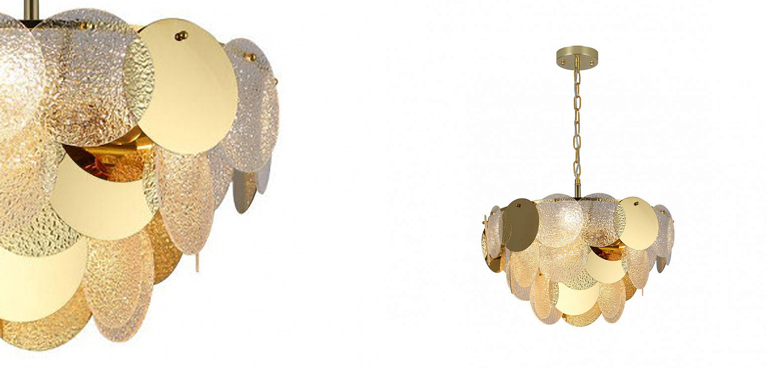 Люстра Gaetano Chandelier gold Люстра Gaetano Chandelier gold - Loft-Concept в Липецке