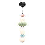 Подвесной светильник фигурный с керамическими элементами 24W LED Fragrant Light варинант исполнения - 4 | Loft Concept в Липецке