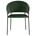 Стул в велюре зеленого цвета Horizon варинант исполнения - 2 | Loft Concept в Липецке