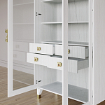 Дизайнерский шкаф витрина Elsa Dreams White с 4-мя ящиками варинант исполнения - 8 | Loft Concept в Липецке