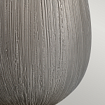 Настольная лампа с белым цилиндрическим абажуром и серебристым овальным основанием Quintiesse варинант исполнения - 4 | Loft Concept в Липецке