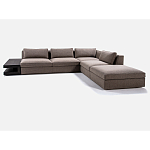 4-х местный Угловой модульный диван Zartаrn с приставным деревянным столиком варинант исполнения - 2 | Loft Concept в Липецке