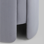 Пуф Alice Poof Grey Серый велюр варинант исполнения - 3 | Loft Concept в Липецке