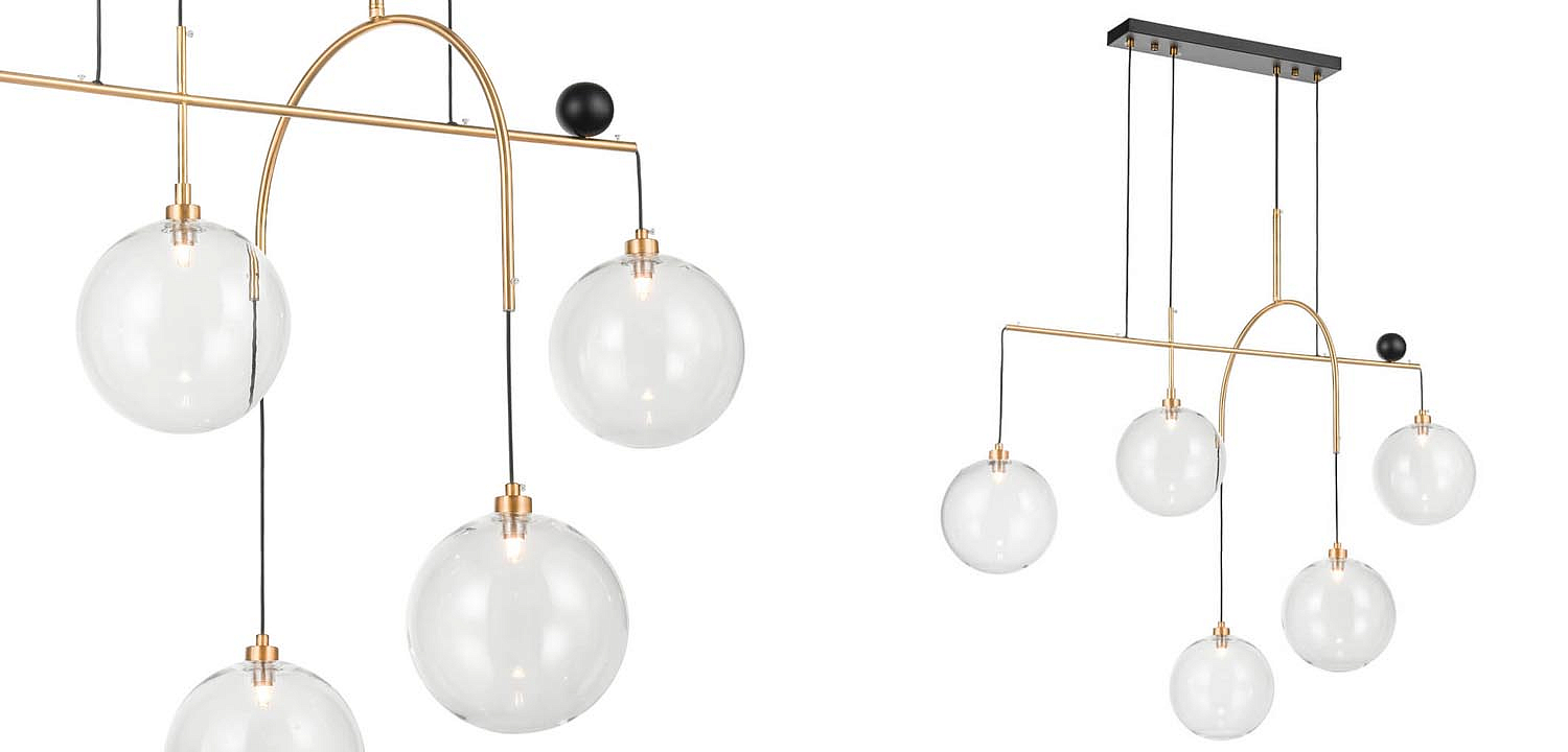 Люстра Five Hanging Balls Chandelier Люстра Five Hanging Balls Chandelier - Loft-Concept в Липецке