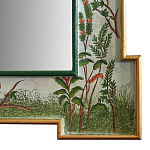 Зеркало в стиле Шинуазри ручная роспись Chinoiserie Garden White Mirror варинант исполнения - 2 | Loft Concept в Липецке