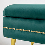 Мягкая банкетка с зоной для хранения Casket Green варинант исполнения - 2 | Loft Concept в Липецке