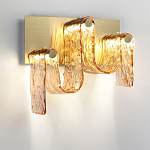 Бра волнистой формы из фактурного стекла Big Wave варинант исполнения - 6 | Loft Concept в Липецке