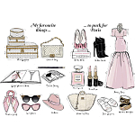 Megan Hess Paris: Through a Fashion Eye варинант исполнения - 3 | Loft Concept в Липецке